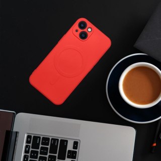 Futerał do iPhone 16e (SE 4 2025) / 17e Silicone Mag Cover zgodny z MagSafe czerwony