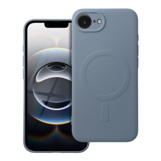 Futerał do iPhone 16e (SE 4 2025) / 17e Silicone Mag Cover zgodny z MagSafe jasnoniebieski