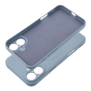 Futerał do iPhone 16e (SE 4 2025) / 17e Silicone Mag Cover zgodny z MagSafe jasnoniebieski