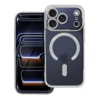 Futerał do iPhone 17 PRO Electro Mag Cover zgodny z MagSafe srebrny