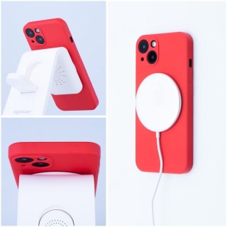 Futerał do iPhone 17 Silicone Mag Cover zgodny z MagSafe czerwony