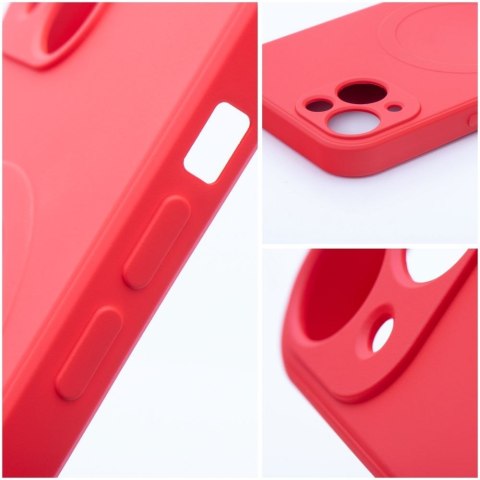 Futerał do iPhone 17 Silicone Mag Cover zgodny z MagSafe czerwony