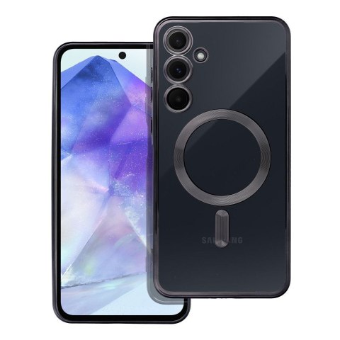 Futerał do Samsung A55 Electro Mag Cover zgodny z MagSafe czarny