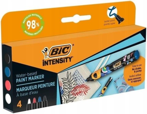 Markery akrylowe Intensity Classic Paint 4szt BIC