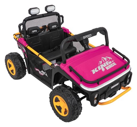 Pojazd Buggy UTV SPEED 4x4 Różowy