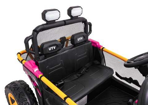 Pojazd Buggy UTV SPEED 4x4 Różowy
