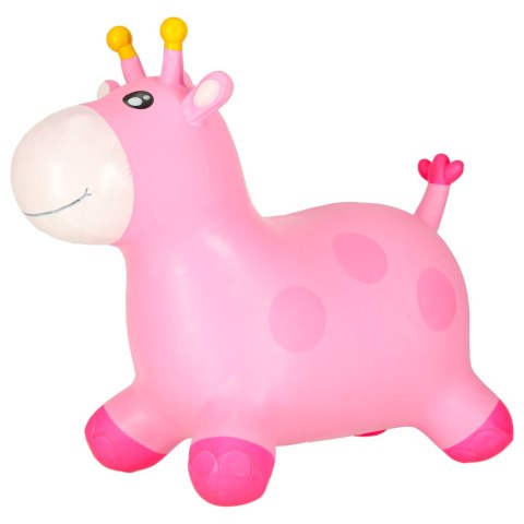 Skoczek gumowy dla dzieci do skakania żyrafa