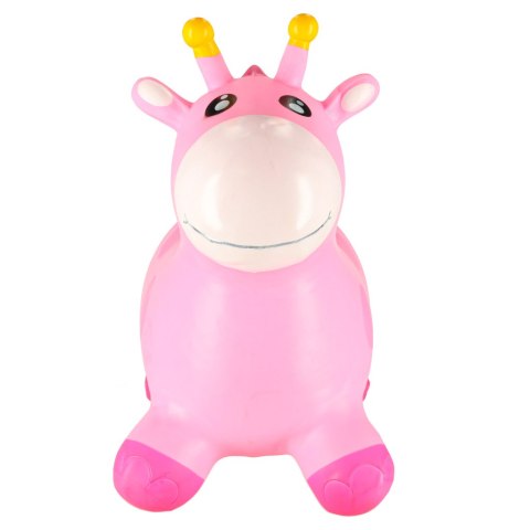 Skoczek gumowy dla dzieci do skakania żyrafa