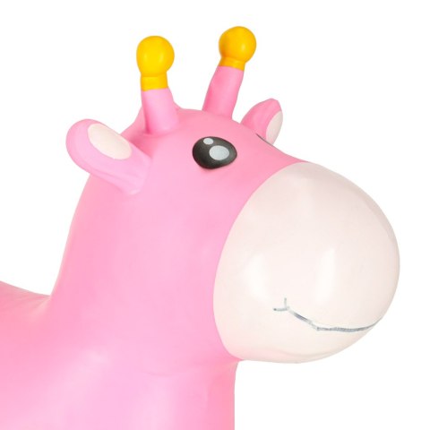 Skoczek gumowy dla dzieci do skakania żyrafa