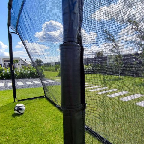 Bramka piłkarska duża 300 X 200 cm GALMA czarna