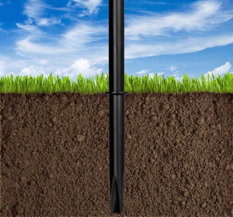 Bramka piłkarska duża 300 X 200 cm GALMA czarna