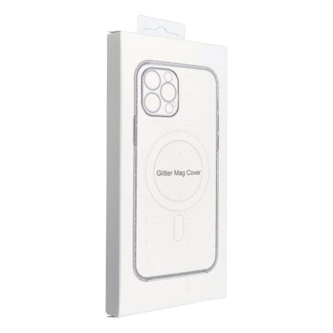 Futerał do Samsung S26 Clear Mag Cover (STR / CAMERA PROTECTION) zgodny z MagSafe transparentny glitter