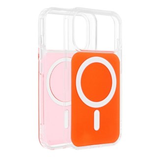 Futerał do iPhone 16e (SE4 2025) / 17e Clear Fusion Mag Cover zgodny z MagSafe hermes orange
