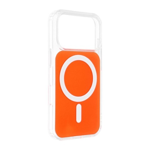 Futerał do iPhone 16e (SE4 2025) / 17e Clear Fusion Mag Cover zgodny z MagSafe hermes orange