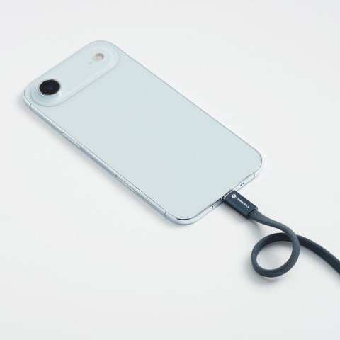 Kabel USB C do USB C Forcell F-Energy QC4.0 PD 3A 60W Cafule Flat 1,2 m CCFN23 granatowy