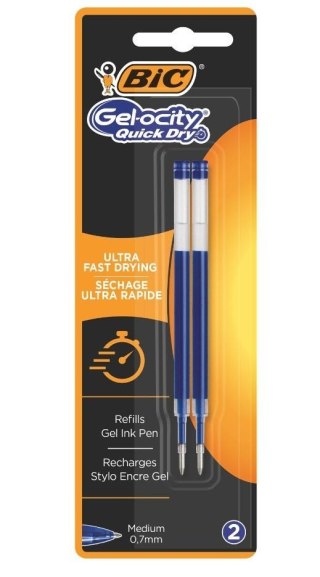Wkładi Gel-ocity quick dry niebieski 2szt BIC