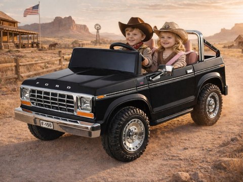 Auto na akumulator Dwu Osobowy Klasyczny Ford Bronco Autko Pickup PA0338