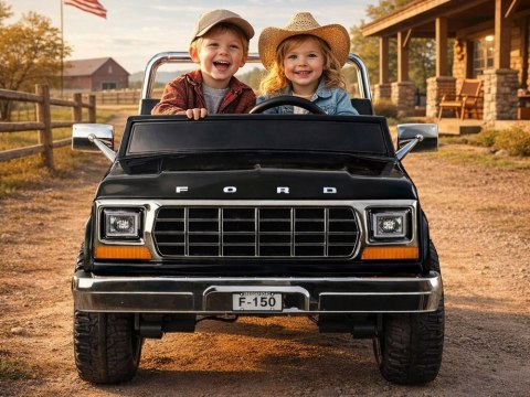 Auto na akumulator Dwu Osobowy Klasyczny Ford Bronco Autko Pickup PA0338