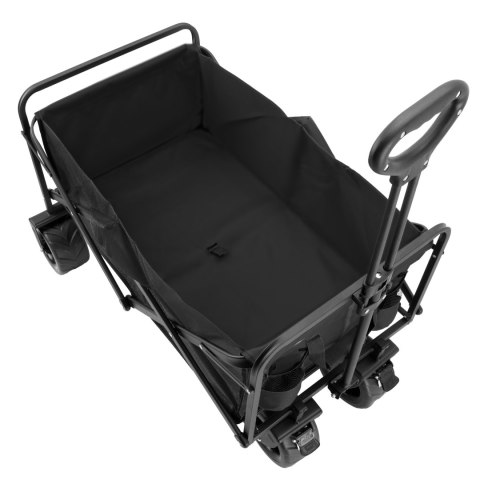 Wózek transportowy plażowy składany KORAL czarny