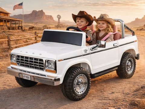 Auto na akumulator Dwu Osobowy Klasyczny Ford Bronco Autko Pickup PA0338
