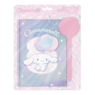 Pamiętnik+długopis z pomponem cinnamoroll