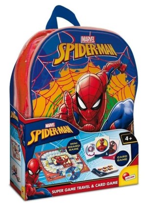 Plecak Spiderman z grą i kartami