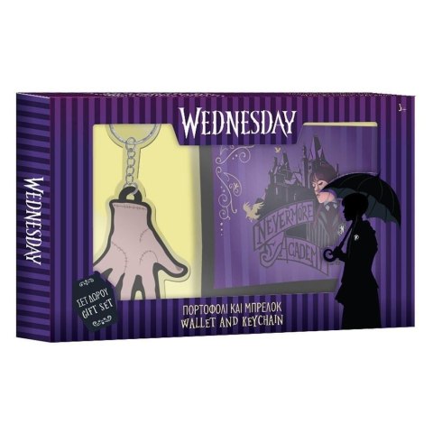 Portfel z breloczkiem Wednesday