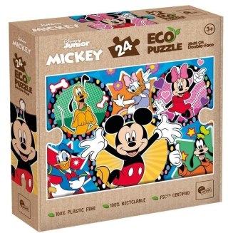Puzzle 24 Myszka Miki Eko dwustronne