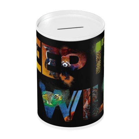 Skarbonka metalwa Animal Planet 10x15cm