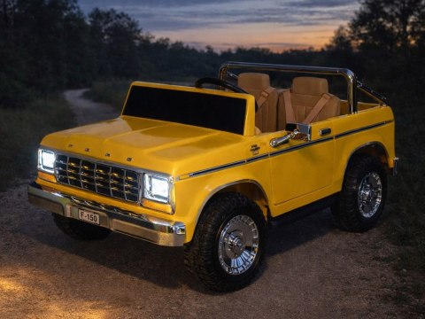 Auto na akumulator Dwu Osobowy Klasyczny Ford Bronco Autko Pickup PA0338