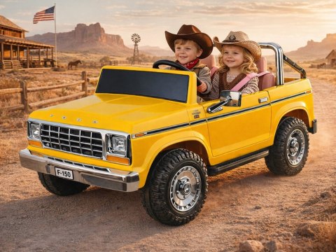 Auto na akumulator Dwu Osobowy Klasyczny Ford Bronco Autko Pickup PA0338