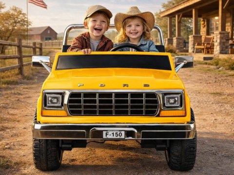Auto na akumulator Dwu Osobowy Klasyczny Ford Bronco Autko Pickup PA0338