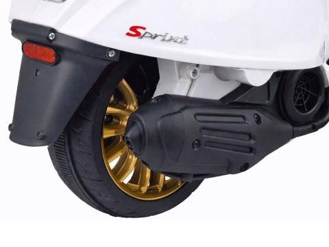 Motor skuter elektryczny VESPA na akumulator dla dziecka melodie PA0344
