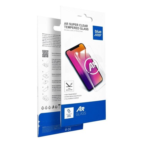 Szkło hartowane do iPhone 15 / 16 Blue Star 5D AR czarne