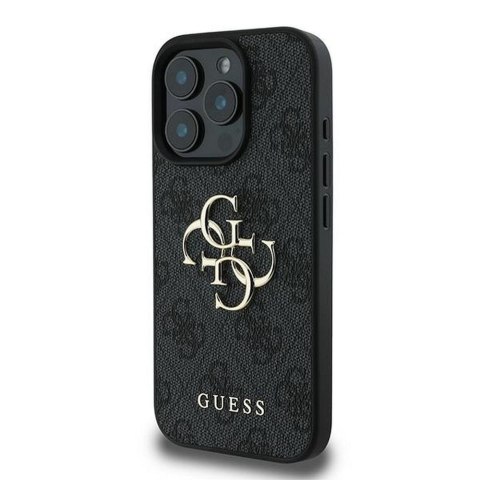 GUESS futerał do IPHONE 16 Pro GUHCP16L4GMGGR (4G PU Big Logo) czarny