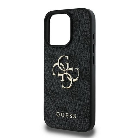 GUESS futerał do IPHONE 16 Pro GUHCP16L4GMGGR (4G PU Big Logo) czarny