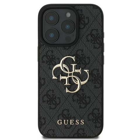 GUESS futerał do IPHONE 16 Pro GUHCP16L4GMGGR (4G PU Big Logo) czarny
