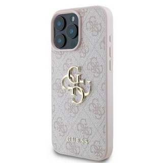 GUESS futerał do IPHONE 16 Pro GUHCP16L4GMGPI (4G PU Big Logo) różowy