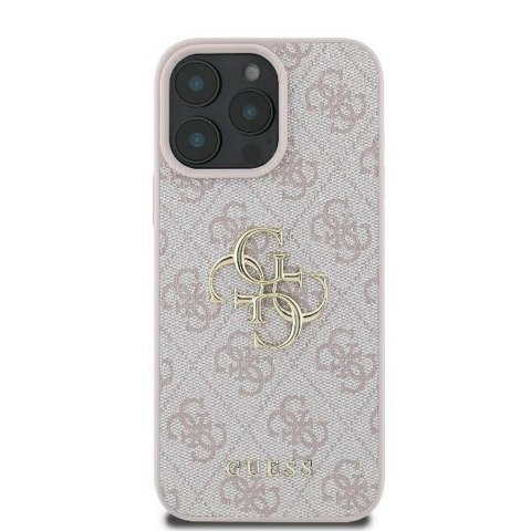 GUESS futerał do IPHONE 16 Pro GUHCP16L4GMGPI (4G PU Big Logo) różowy