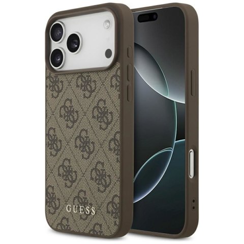 GUESS futerał do IPHONE 17 Pro Max GUHCP17XG4GFBR (PU 4G Classic) brązowy