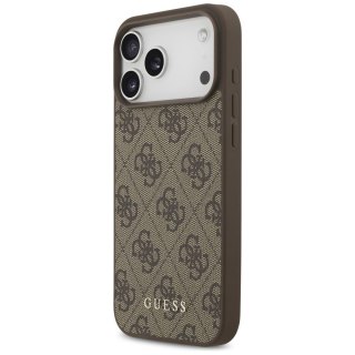 GUESS futerał do IPHONE 17 Pro Max GUHCP17XG4GFBR (PU 4G Classic) brązowy