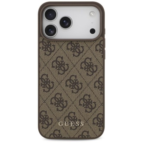 GUESS futerał do IPHONE 17 Pro Max GUHCP17XG4GFBR (PU 4G Classic) brązowy