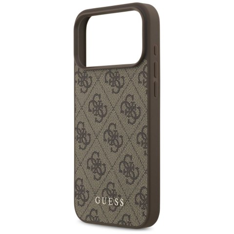 GUESS futerał do IPHONE 17 Pro Max GUHCP17XG4GFBR (PU 4G Classic) brązowy