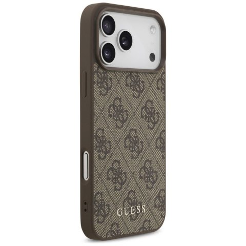 GUESS futerał do IPHONE 17 Pro Max GUHCP17XG4GFBR (PU 4G Classic) brązowy