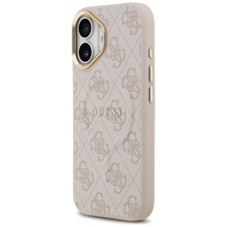 GUESS futerał do IPHONE 17 kompatybilny z MagSafe GUHMP17SP4MSEGCP (PU 4G W/ Classic) różowy