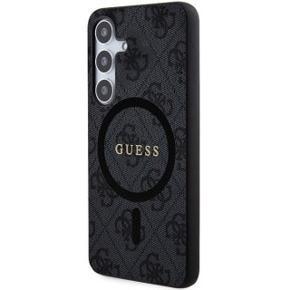 GUESS futerał do SAMSUNG S24 kompatybilny z MagSafe GUHCS24SGF4GGR (4G Ring classic logo) czarny