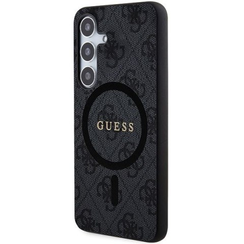 GUESS futerał do SAMSUNG S24 kompatybilny z MagSafe GUHCS24SGF4GGR (4G Ring classic logo) czarny