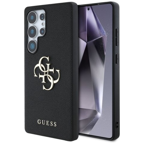 GUESS futerał do SAMSUNG S25 Ultra GUHCS25LPGT4MBK (PU Grained Big 4G and Classic Logo) czarny