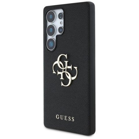 GUESS futerał do SAMSUNG S25 Ultra GUHCS25LPGT4MBK (PU Grained Big 4G and Classic Logo) czarny