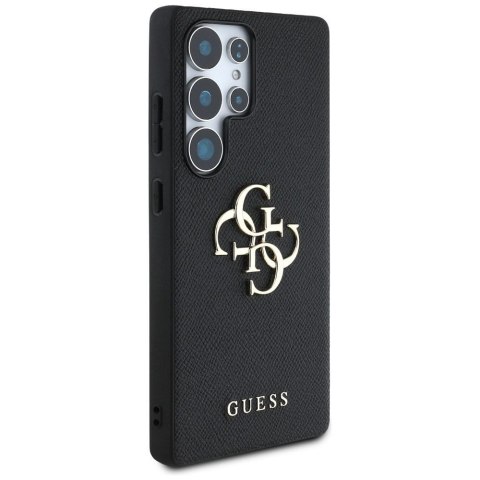 GUESS futerał do SAMSUNG S25 Ultra GUHCS25LPGT4MBK (PU Grained Big 4G and Classic Logo) czarny